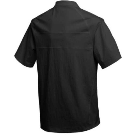 Jordan NIKE Dry Woven Short Sleeve Hot Jacket Men's Medium Black 2 hand pockets - Picture 3 of 14